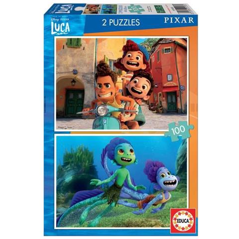 Puzzle - 2x100 Luca Disney - Foto 1