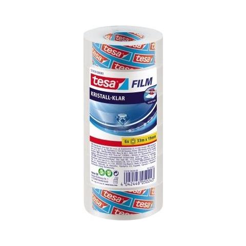 C+c 57418-00000-02 Klebefilm Transparent (l X B) 33 M X 19 Mm 6 Rolle (n) (57418-00000-02) - Foto 1