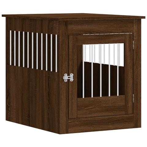 Gabbia Cani Arredamento Rovere Marrone 64,5x80x71cm Multistrato - Foto 1