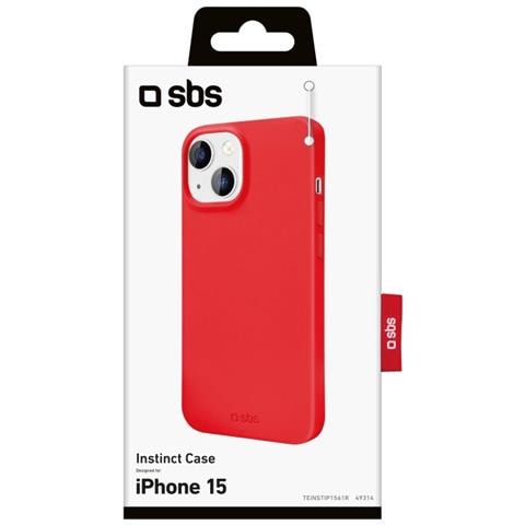 TEINSTIP1561R custodia per cellulare 15,5 cm (6.1"") Cover Rosso per iPhone 15 - Foto 3