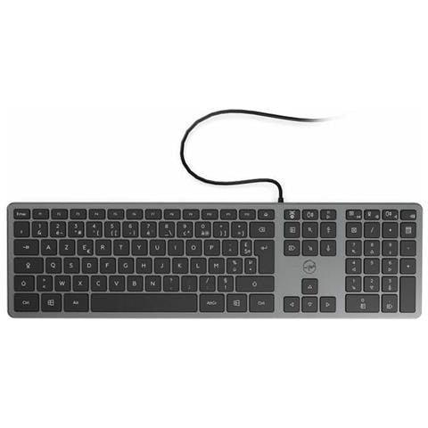 Tastiera Con Cavo 3700527311173 per Casa e Ufficio (Layout Francese) Colore Grigio - Foto 1