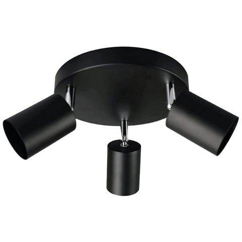 Lampada Da Soffitto Nero Gu10 50 W (ø 20 X 9 X 14,6 Cm) - Foto 1