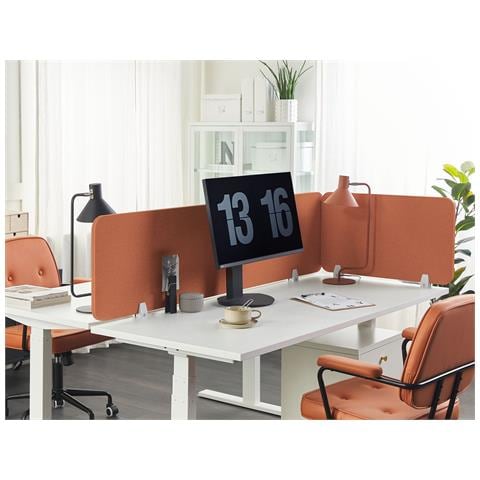 Pannello Divisorio Per Scrivania Rosso Chiaro 72 X 40 Cm Wally - Foto 1