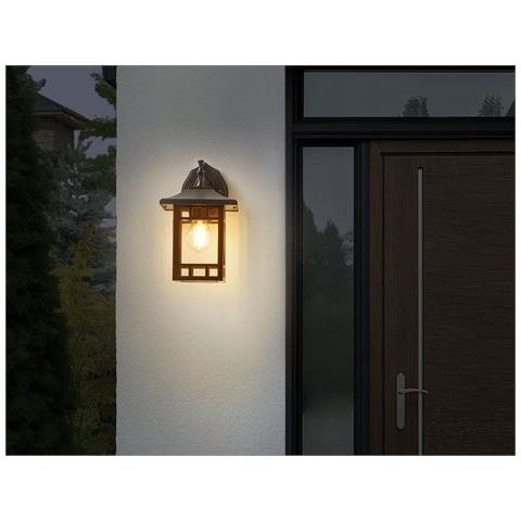 Lampada Da Parete Metallo Nero Heriot - Foto 1