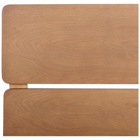 Letto Legno Boisset 140 X 200 Cm Marrone Scuro - Foto 2