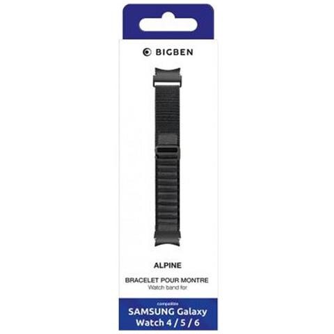 Cinturino Per Galaxy Watch 4/4 Classic / 5/5 Pro / 6/6 Classic Alpine Loop, Nero - Foto 2