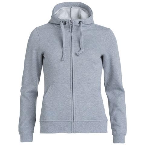Basic Hoody Full Zip Lady Grigio Melange Xs - Foto 1