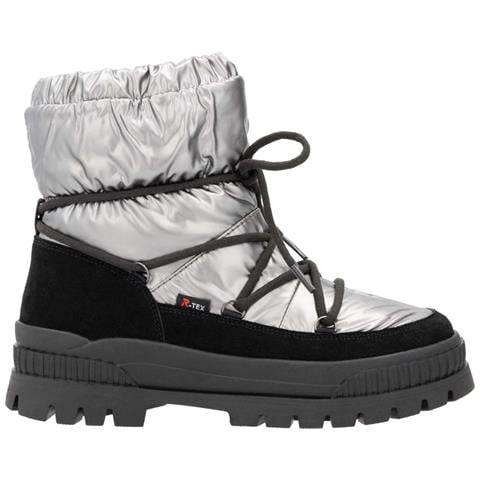 Grey Combination Casual Closed Ladies Mid Height Boots Stivaletti Sintetico E Tessile Scarpe Donna Grigio Eu 39, W2170-42 - Foto 3