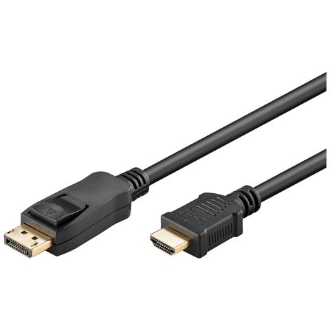 64837 cavo e adattatore video 3 m DisplayPort HDMI tipo A (Standard) Nero - Foto 1