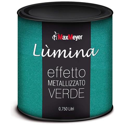 Maxmeyer - Lumina Finitura Metallizzata Per Interni Effetto Metallizzato Verde 750 Ml - Foto 1
