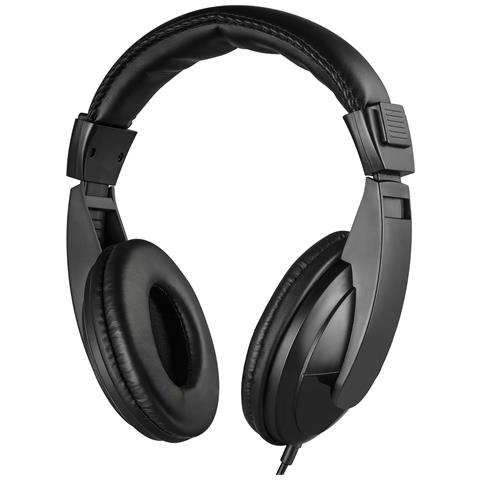 325-29 cuffia e auricolare Cuffie Cablato A Padiglione Musica e Chiamate Nero - Foto 1