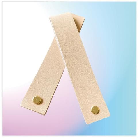 Eleganti Cinghie Di Sospensione In Pelle Pu Per Segnali Di Matrimonio Beige - Foto 5