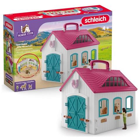 42703 Horse Club Set Stalla Trasportabile, Da 4 Anni - Foto 2
