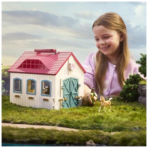 42703 Horse Club Set Stalla Trasportabile, Da 4 Anni - Foto 3