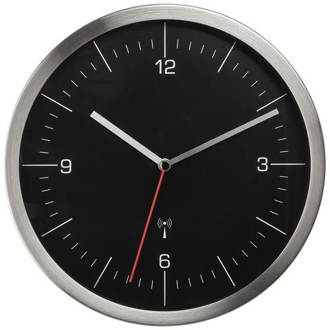 60.3544.01 orologio da parete e da tavolo Orologio radiocomandato Rotondo Acciaio inox - Foto 3