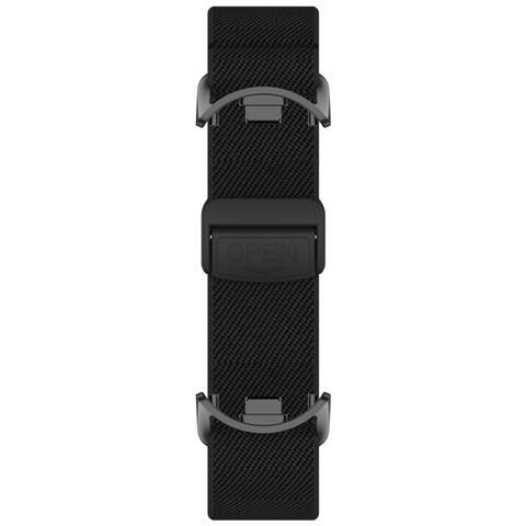 Cinturino Elastico Intrecciato Con Chiusura Magnetica E Punta In Metallo Compatibile Con Xiaomi 10/9/8 - Grigio Black - Foto 2