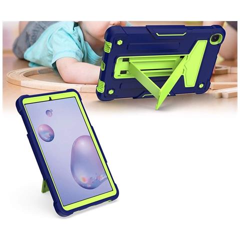 Custodia Per Samsung Galaxy Tab A 8.4” Antiscivolo Con Supporto Verde - Foto 4