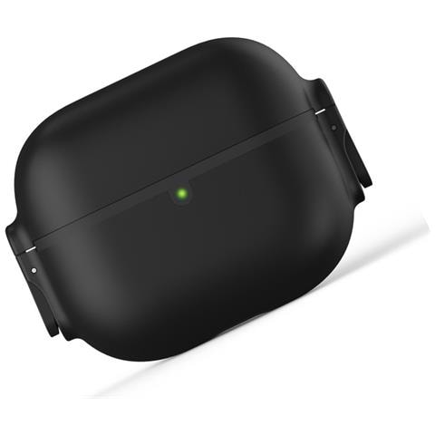 Custodia Protettiva In Silicone Compatibile Con Airpods Pro - Antiurto E Antipolvere Black - Foto 3