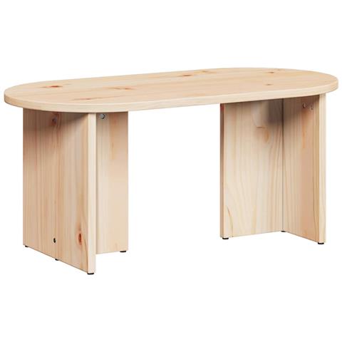 Tavolino da salotto Naturale 80 x 39.5 x 35 cm - Foto 1