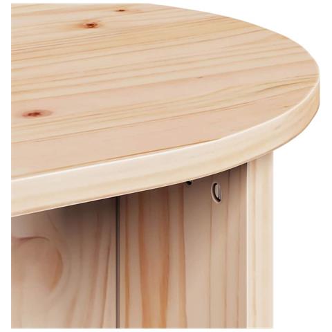 Tavolino da salotto Naturale 80 x 39.5 x 35 cm - Foto 9