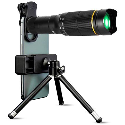 Telescopio Per Cellulare Con Zoom 22x - Monoculare Ad Alta Definizione Con Treppiede E Clip Per Fotografia All'aperto - Foto 5