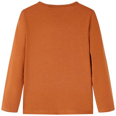 Maglietta da Bambina a Maniche Lunghe Cognac 116 - Foto 2