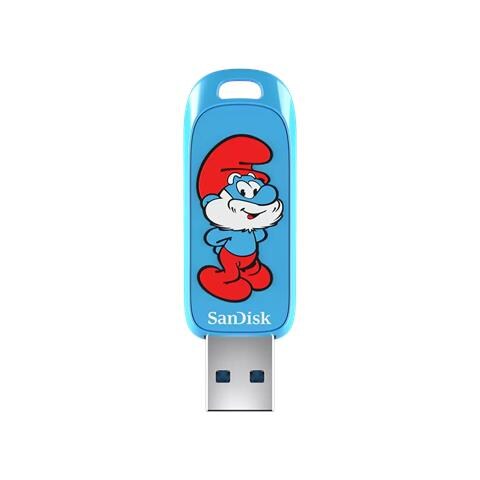 Smurfs unità flash USB 128 GB USB tipo A 3.2 Gen 1 (3.1 Gen 1) Blu - Foto 1