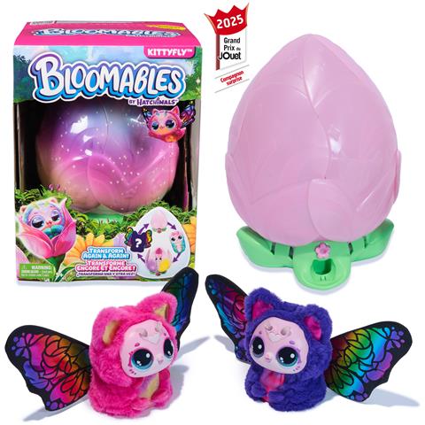 BLOOMABLES, Peluche Interattivo, Fiore che Sboccia e si Trasforma, Trasformazione Ripetibile, Oltre 100 Suoni e Reazioni (Modelli Assortiti) | Giocattolo per Bambine e Bambini dai 4 anni in su - Foto 1