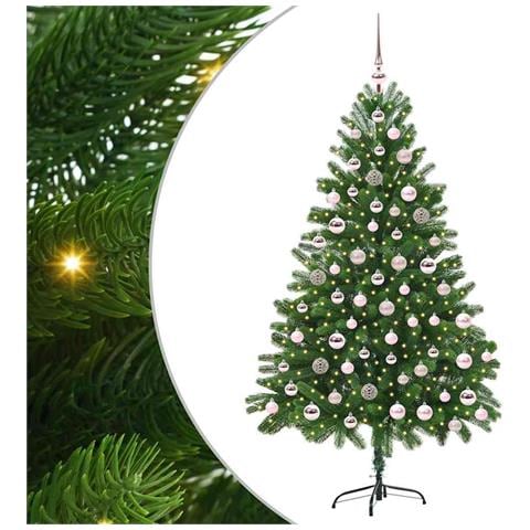 Albero di Natale con 300 LED con supporto Verde 180 cm PE - Foto 1