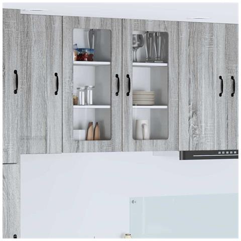 Mobile da cucina con lo scaffale Grigio Sonoma 40 x 31 x 80 cm - Foto 2