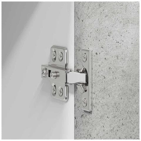 Armadio pensile Riga Grigio Cemento e Bianco 60 x 31 x 40 cm - Foto 9