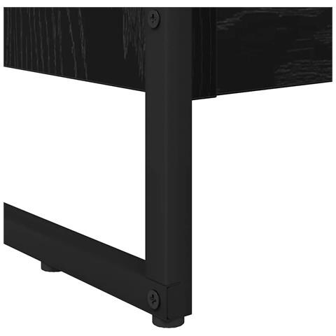 Armadio per Libri Rovere Nero 80 x 30 x 155 cm - Foto 9