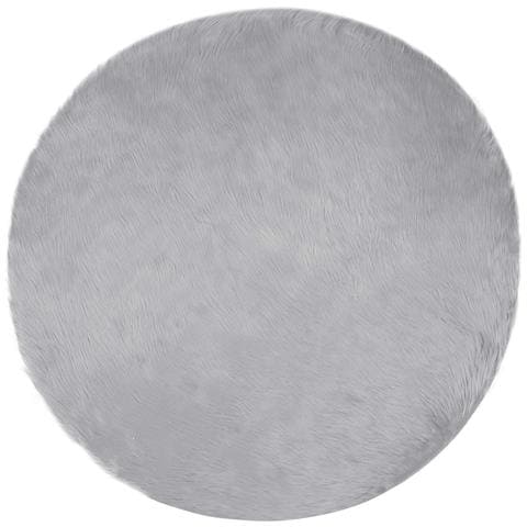 Tappeto Pecora Tafalla Grigio Ø 100 cm Poliestere - Foto 1