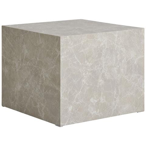 Tavolini Da Caffè Prague Effetto Marmo Beige — Set Di 2, Ø40×36 E Ø50×40 Cm - Foto 8