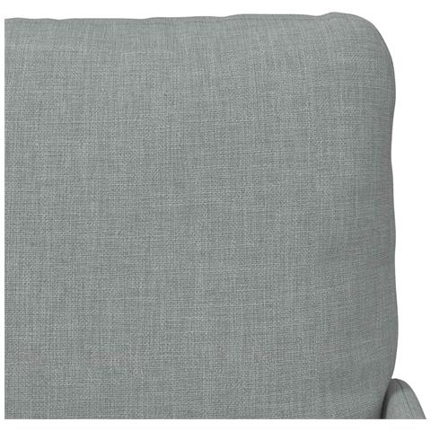 Set divani con cuscino 3 pcs Grigio chiaro 115 x 56 x 80 cm - Foto 9