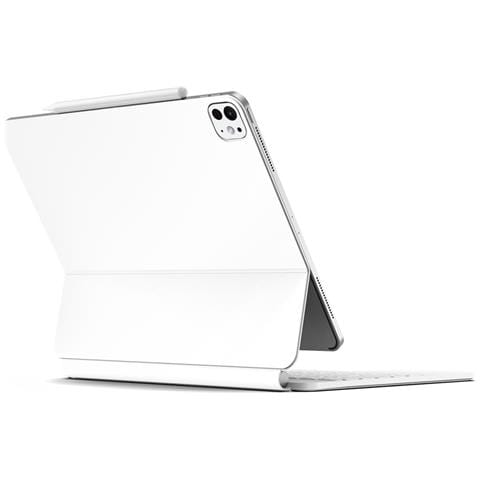 Custodia con Tastiera per Apple iPad Pro 13 - Pelle, Bianco - Foto 4