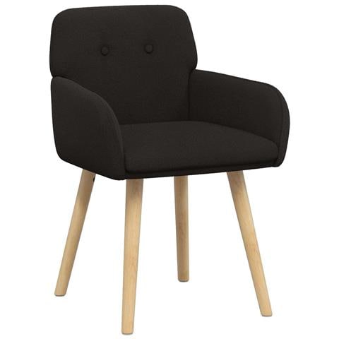 Sedie da pranzo 2 pcs Bouclé Nero 59 x 57 x 85 cm - Foto 1