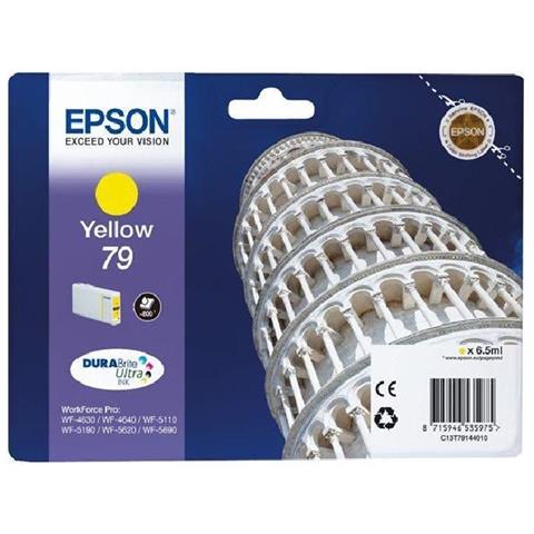 C13T79144010 Cartuccia Ink Originale Gialla per Epson WF-4630DWF / WF-4640DTWF / WF-5110DW / WF Capacità 800 Pagine - Foto 7