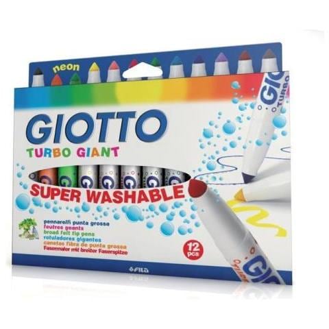 Astuccio 6 Pennarelli Turbo Giat Fluo - Foto 1
