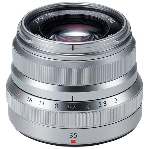 Obiettivo Fujinon XF 35mmF2 R WR Attacco X-mount colore Silver - Foto 4
