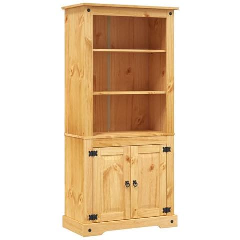 Credenza in Legno di Pino Messicano Corona Range 80x40x170 cm - Foto 1