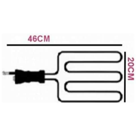Resistenza Adattabile Bistecchiera 31,8x20 - Foto 1