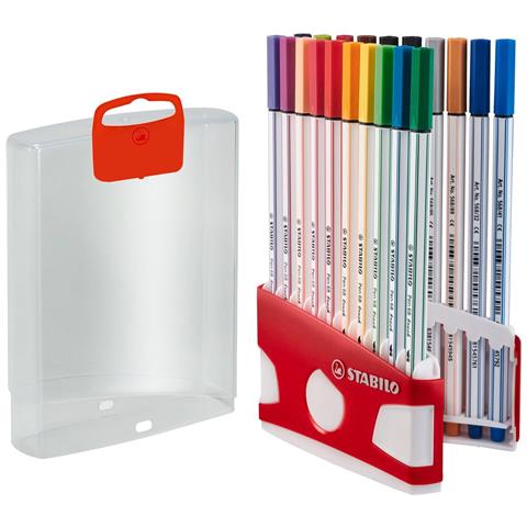 Pen 68 brush - Pennarello Premium con punta a pennello - Colorparade - Astuccio da 20 - Colori assortiti - Foto 1