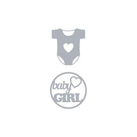 Fustella Di Taglio Nascita - Baby Girl 6 Cm - Foto 1
