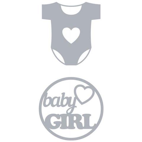 Fustella Di Taglio Nascita - Baby Girl 6 Cm - Foto 2