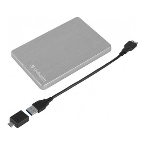 Disco rigido portatile Store 'n' Go ALU Slim da 2 TB Argento USB 3.2 Gen 1 - Foto 2