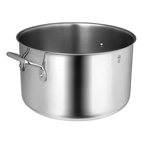 Pentole In Acciaio Inox, Acciaio Inossidabile, Acciaio Inox, 34 Centimetri 13.39 In Mezzo Pentola 19.8 Qt. - Foto 1