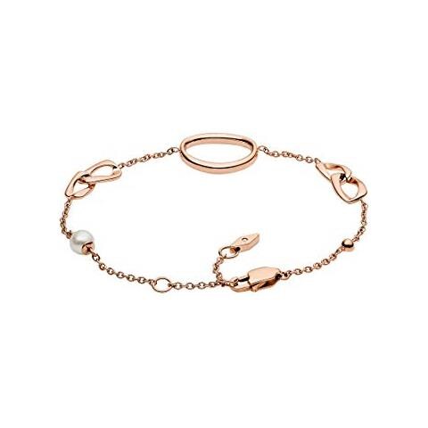 Bracciale Fossil Jf03347791 Oro Rosa Acciaio 316l Donna - Foto 2