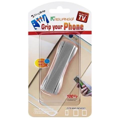 Supporto Per Dito Sling Grip Per Cellulare / Tablet / Ipod / Ereader Maniglia Cinghia Di Imbracatura In Argento - Foto 10