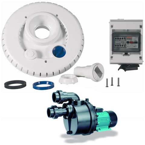 Kit Pompa 63m3 / H + Frontale + Scatola Elettrica Per Il Nuoto Contro Corrente - Ncr2 Nadorself 300 Mono - Foto 1